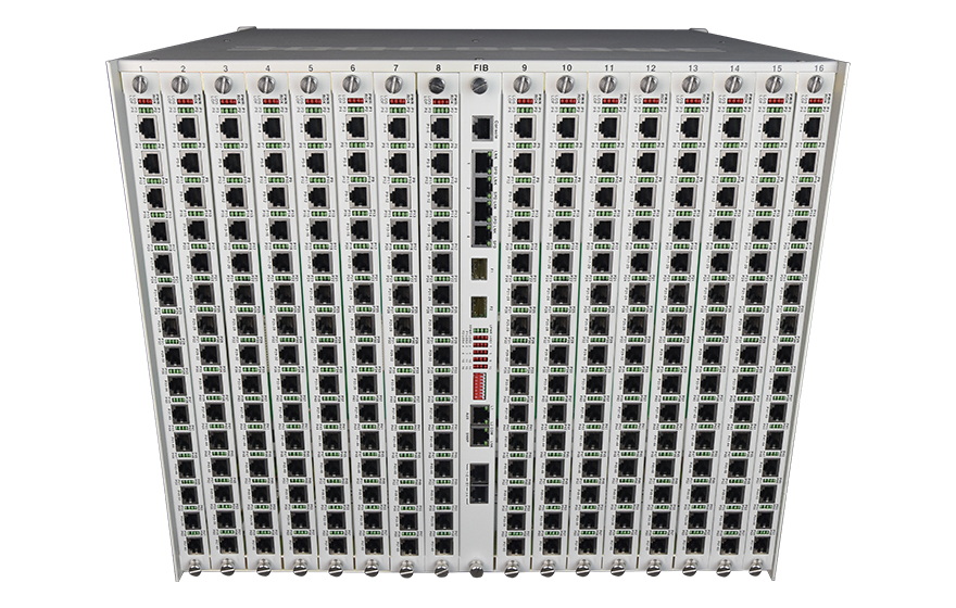 飛暢科技-960路電話光端機(jī)（8U 19英寸，SFP 1+1光備份）