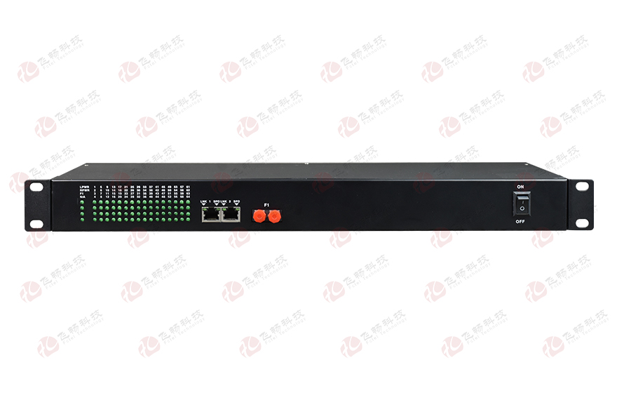飛暢科技-64路電話(huà)（RJ11）+2路百兆以太網(wǎng) 電話(huà)光端機(jī)