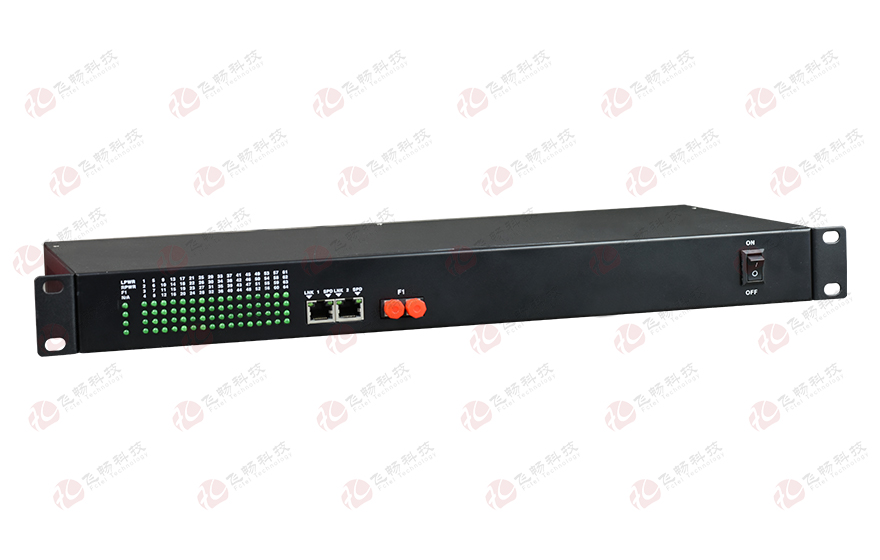 飛暢科技-64路電話(huà)（RJ11）+2路百兆以太網(wǎng) 電話(huà)光端機(jī)