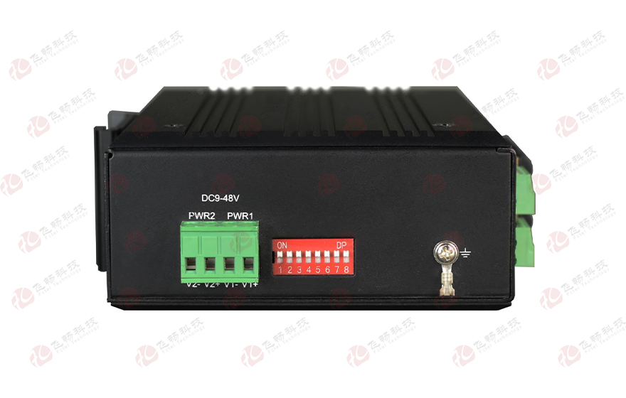 飛暢科技-工業(yè)軌式 匯聚型4路百兆電+4路百兆SFP光轉(zhuǎn)2路千兆SFP光 交換機