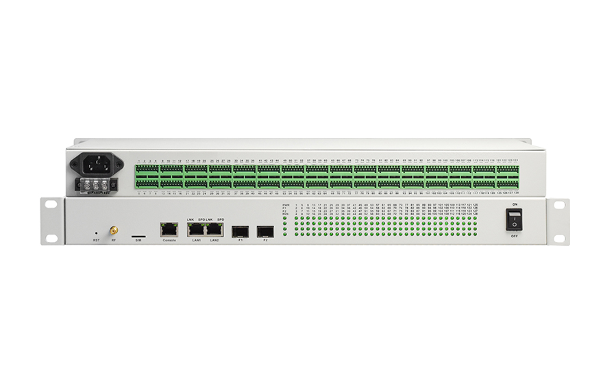 飛暢科技-<b>機架式1-128路DI/DO/AI/AO 轉網(wǎng)絡-4G-Lora   遠程測控終端</b>