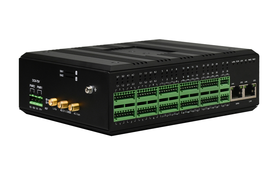 飛暢科技-工業(yè)軌式1xLan+1xWan+8路串口+28路DIDO/AIAO  4G CAT.4路由器(支持雙卡雙待)